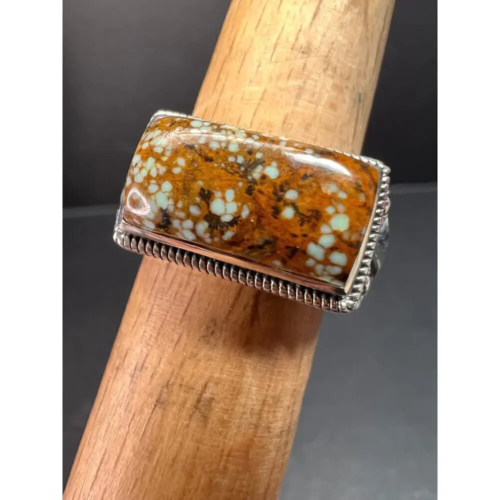 NEW Blue Horizon turquoise sterling silver ring size 7